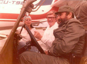 Paul Austin con Fidel Castro en La Habana