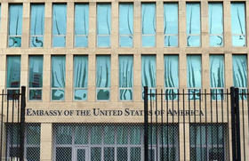 La embajada de Estados Unidos en La Habana