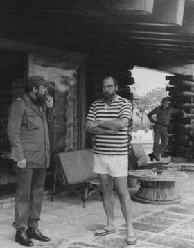 Fidel Castro en reunión secreta con Wayne Smith