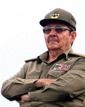 El general cubano Raúl Castro. El general cubano Raúl Castro