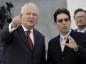 Los cancilleres de España, Miguel Ángel Moratinos, y Cuba, Bruno Rodríguez. Plaza de la Revolución, La Habana, 19 de octubre de 2009. (REUTERS) Los cancilleres de España, Miguel Ángel Moratinos, y Cuba, Bruno Rodríguez. Plaza de la Revolución, La Habana, 19 de octubre de 2009. (REUTERS)