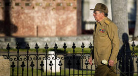 Raúl Castro, durante un homenaje a su hermano, el fallecido líder cubano Fidel Castro