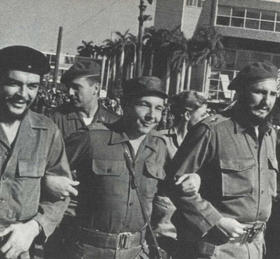 Guevara, Raúl y Fidel Castro