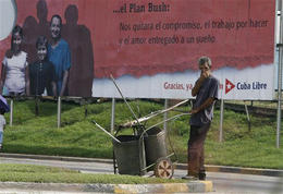 La propaganda política gubernamental, la única legal en la Isla La propaganda política gubernamental, la única legal en la Isla