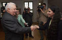 Yoani Sánchez y Lech Walesa