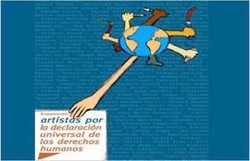 Exposición de artistas por la DUDH