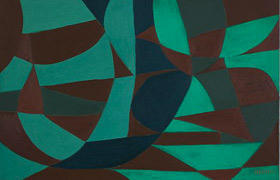 “Green garden”, Carmen Herrera (fragmento)