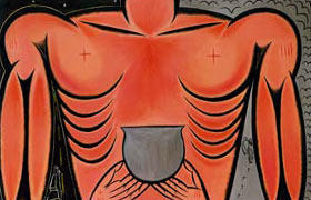 Obra del artista cubano José Bedia Obra del artista cubano José Bedia