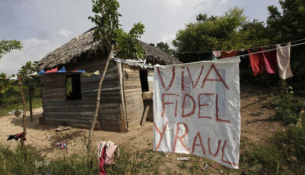 Un bohío en la provincia de Holguín. (REUTERS)