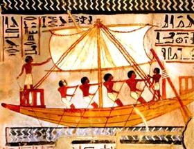 La economía y la vida en general en el Egipto antiguo dependía en gran medida del río Nilo. Para controlar las crecidas, los egipcios construyeron diques y canales para distribuir las aguas y almacenarlas