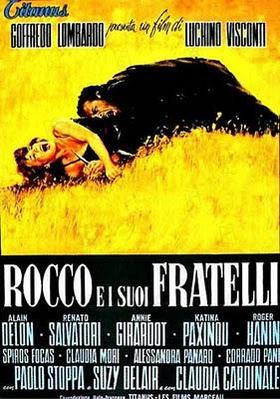 Cartel de la película Rocco y sus hermanos.