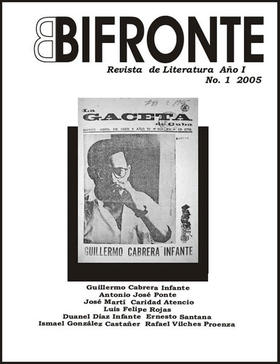 Portada del primer número de la revista 'Bifronte'