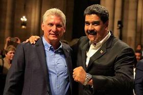 Díaz-Canel y Maduro