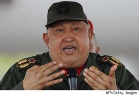 El presidente venezolano Hugo Chávez