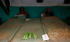 Un mercado en La Habana, el 9 de octubre de 2008