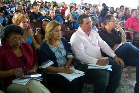 Asamblea provincial del Poder Popular en Manzanillo, en esta foto de archivo. Asamblea provincial del Poder Popular en Manzanillo, en esta foto de archivo