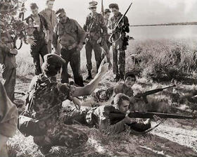 Entrenamiento de InterPen en Cayo Sin Nombre, ca. 1962