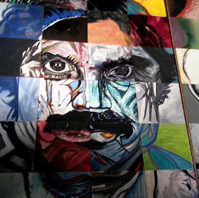 Mural de Carlos Muñiz Varela. Mural de Carlos Muñiz Varela