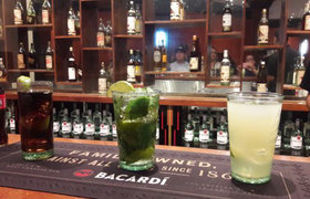 Los tres tragos cubanos más famosos en que se utiliza ron: Cuba libre, mojito y daiquirí