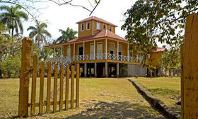 Casa de la familia Castro en Birán, en el oriente de Cuba