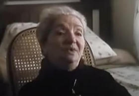 Clara Abraham, viuda de Boitel, madre de Pedro Luis Boitel