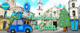 Anuncio turístico de Havanatur España para pasar las navidades en Cuba, en esta ilustración de archivo
