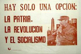 Cartel del Partido Comunista de Cuba