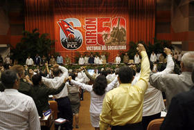 Clausura del VI Congreso del Partido Comunista de Cuba en esta foto de archivo