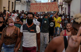 Protestas en Cuba