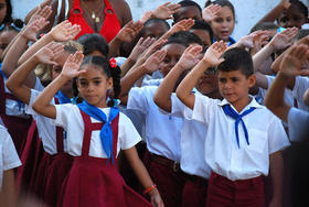 Curso escolar, Cuba, en esta foto de archivo