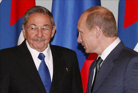 Raúl Castro y Vladímir Putin en esta foto de archivo