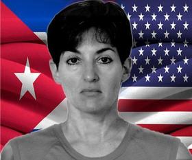 Montaje fotográfico con la imagen de la espía a favor de Cuba convicta en Estados Unidos, Ana Belén Montes