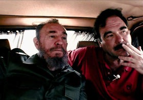 Fidel Castro y Oliver Stone