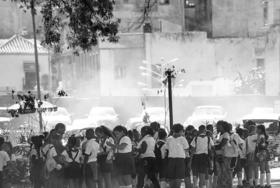 Escolares en La Habana