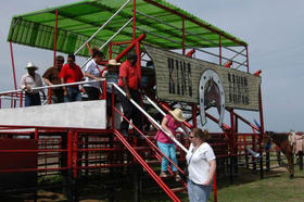 Rancho King en Camagüey, Cuba, en la actualidad una atracción turística, principalmente para visitantes extranjeros. Era propiedad de la familia estadounidense dueña del King Ranch en Texas, que administró por décadas Robert “Bob” Kleberg Jr.