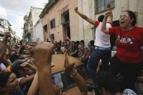 Acto de repudio en Cuba
