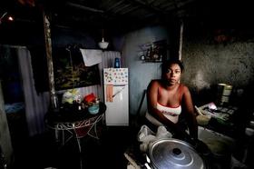 Una vivienda en el municipio habanero de Diez de Octubre. (AFP)