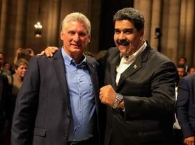 Díaz-Canel y Maduro (Foto tomada de Havana Times). Díaz-Canel y Maduro
