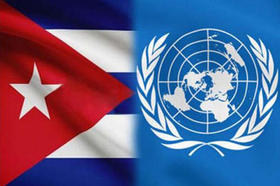 Cuba y la ONU en este montaje fotográfico