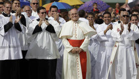El cardenal Jaime Ortega y Alamino