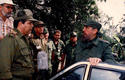Fidel Castro en sus años en que tenía a su cargo todo lo relacionado con el paso de un huracán por Cuba