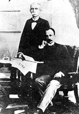 Máximo Gómez y José Martí