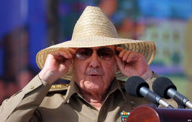 Raúl Castro durante la celebración del 60 aniversario del 26 de Julio en Santiago de Cuba