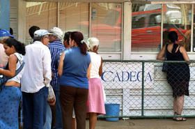 Tienda de cambio de divisas en Cuba