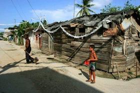 Un barrio de la ciudad oriental de Bayamo, Cuba