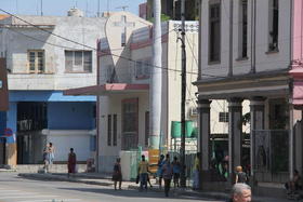 Vista de la iglesia pentecostal en La Habana
