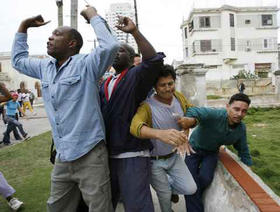 Acto de repudio en La Habana contra manifestantes pacíficos