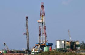 Un pozo de petróleo ubicado en la costa norte de La Habana