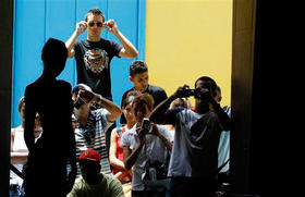 Desfile de moda en La Habana, junio de 2008. (AP)