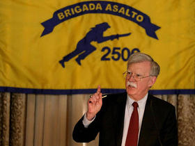 Bolton, cuando era portavoz de las «presiones» de Trump contra los regímenes de Cuba y Venezuela